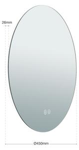 Orion 13-398/45 - LED Zrcadlo s podsvícením FOCUS LED/18W/230V pr. 45 cm IP44