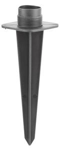 Solight PG05 - Venkovní lampa se 2 zásuvkami 1xE14/15W/230V IP44 černá