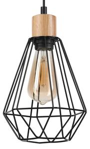 Brilagi - Lustr na lanku WOODY BASKET 1xE27/60W/230V dub