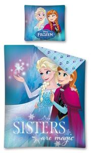 Bavlněné povlečení Ledové království - Frozen - Sisters are magic - 140 x 200 + 70 x 90 cm