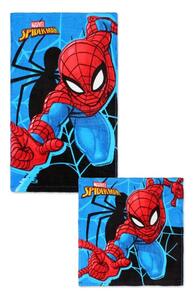 Ručník na ruce + ručníček na obličej Spiderman - set 2 ks / 30x50 + 30x30 cm