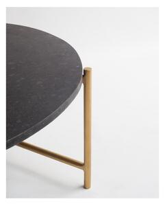 Černý mramorový kulatý konferenční stolek ø 80 cm Morgans – Really Nice Things