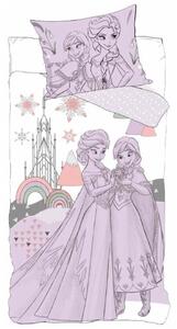 Bavlněné povlečení do dětské postýlky Ledové království - Frozen - Disney - 90 x 140 cm + 40 x 55 cm