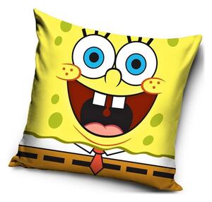 Polštář vysmátý SpongeBob - 40 x 40 cm