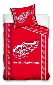 Hokejové ložní povlečení NHL Detroit Red Wings - 100% bavlna - 70x90 cm + 140x200 cm