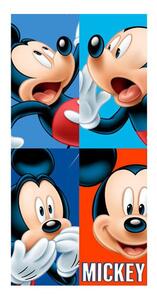 Plážová osuška Disney - portréty Mickey Mouse - 100% bavlna - 70 x 140 cm