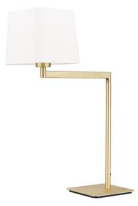 Orion LA 4-1209/1 - Stolní lampa CARLTON 1xE27/40W/230V bílá/zlatá