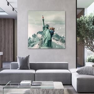 Obraz na plátně Socha mužské svobody - Zehem Chong Rozměry: 30 x 30 cm