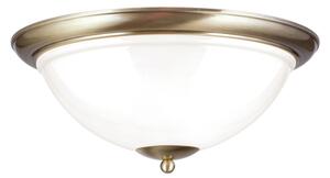 Orion DL 7-677/50 - Stropní svítidlo AUSTRIAN OLD LAMP 3xE27/60W/230V bronz/bílá