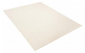 Makro Abra Kusový sisalový koberec PATIO NM72A Geometrický krémový Rozměr: 80x150 cm