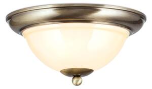 Orion DL 7-675/27-Stropní svítidlo AUSTRIAN OLD LAMP 2xE27/60W/230V bronz/béžová