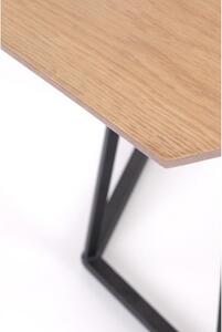 Jídelní stůl Herman, přírodní dřevo / černá