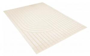 Makro Abra Kusový sisalový koberec PATIO NM73A Moderní Geometrický krémový Rozměr: 80x150 cm