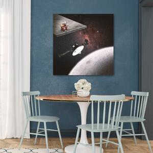 Obraz na plátně Rybaření ve vesmíru - Zehem Chong Rozměry: 30 x 30 cm