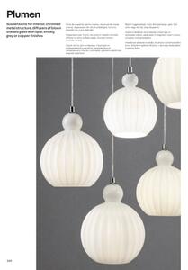 Redo 01-2069 - Lustr na lanku PLUMEN 6xE14/42W/230V šedá