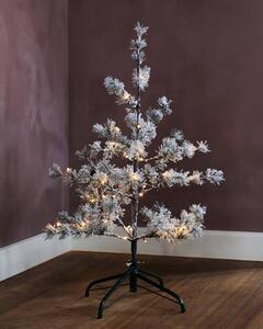 SIRIUS LED světelný stromek Alfi, 90 cm, zasněžený