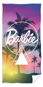 Plážová osuška Barbie - motiv Miami Beach - 100% bavlna 300 gr./m² - 70 x 140 cm