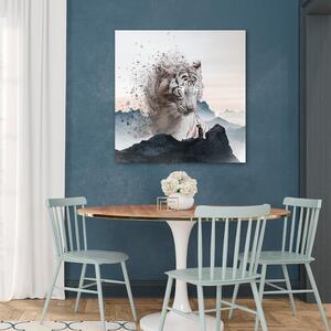 Obraz na plátně Rozpad bílého tygra - Zehem Chong Rozměry: 30 x 30 cm