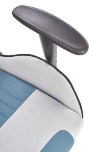 Kancelářská židle Kajman, modrá / bílá