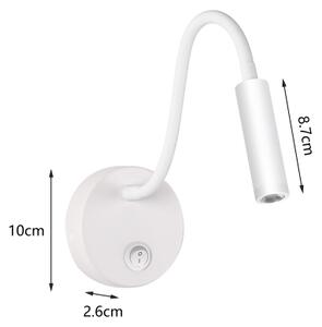 Brilagi - LED Flexibilní nástěnná lampa MAYA LED/3W/230V 4000K bílá