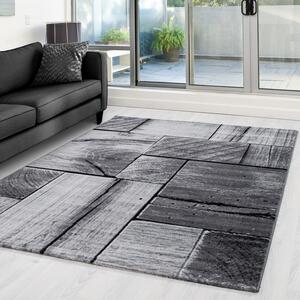 Kusový koberec Parma 9260 black 80x300 cm
