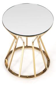 Konferenční stolek Afina S, bílá / zlatá