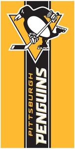 Hokejová bavlněná osuška NHL Pittsburgh Penguins - série Belt - 100% bavlna - 70 x 140 cm