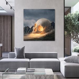Obraz na plátně Hora lebek - Zehem Chong Rozměry: 30 x 30 cm