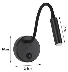 Brilagi - LED Stmívatelná flexibilní nástěnná lampa MAYA 1xG9/4W/230V černá