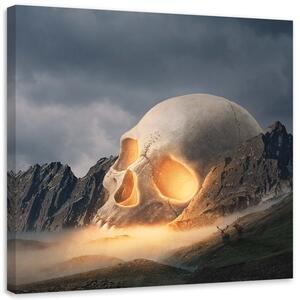 Obraz na plátně Hora lebek - Zehem Chong Rozměry: 30 x 30 cm