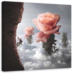 Obraz na plátně Vzestup nad mraky - Zehem Chong Rozměry: 30 x 30 cm