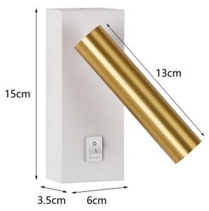 Brilagi - LED Nástěnné bodové svítidlo MAYA LED/3W/230V 4000K bílá/zlatá