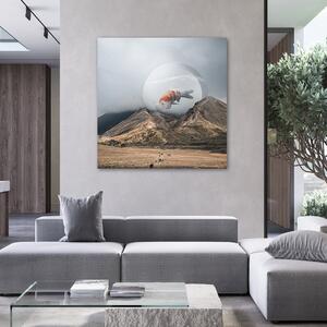 Obraz na plátně Kapr v bublině - Zehem Chong Rozměry: 30 x 30 cm