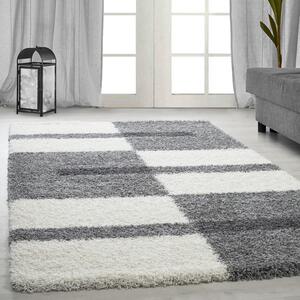 Kusový koberec Gala shaggy 2505 lightgrey 80x150 cm
