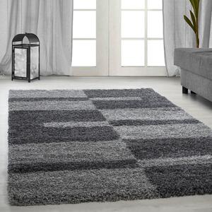 Kusový koberec Gala shaggy 2505 grey 60x110 cm
