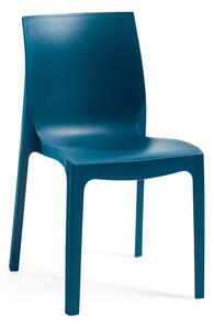 Tyrkysová plastová zahradní židle Emma - Rojaplast