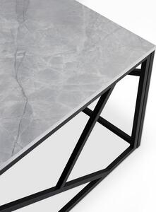 Konferenční stolek Universe II, obdélník, mramor / černá