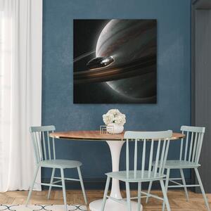 Obraz na plátně Závod ve vesmíru - Zehem Chong Rozměry: 30 x 30 cm