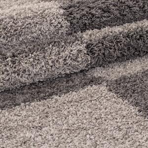 Kusový koberec Gala shaggy 2505 taupe 120x170 cm