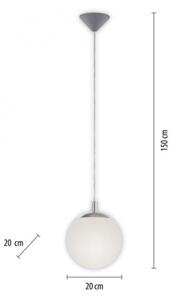 Paul Neuhaus 2072-55 - Lustr na lanku BOLO 1xE27/60W/230V pr. 20 cm