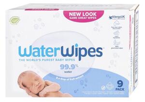 WaterWipes - SADA 9x Vlhčené ubrousky bez obsahu plastů 60 ks (540 ks)
