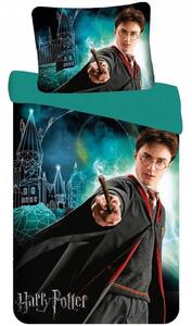 Bavlněné ložní povlečení Harry Potter - motiv Mladý čaroděj - 100% bavlna - 70 x 90 cm + 140 x 200 cm
