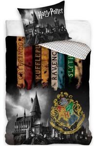 Bavlněné ložní povlečení Harry Potter - motiv Noc v Bradavicích - 100% bavlna - 70 x 90 cm + 140 x 200 cm