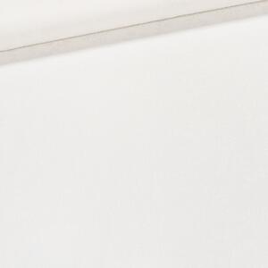 Směsové plátno REMI A 01 WHITE, žakarový vzor větviček na bílé, š.140cm (látka v metráži)