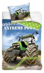 Bavlněné ložní povlečení Traktor - Extreme Power - 100% bavlna Renforcé - 70 x 90 cm + 140 x 200 cm