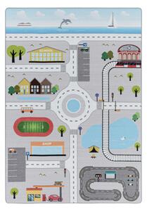 DĚTSKÝ KOBEREC, 120/170 cm, šedá Ben'n'jen - Dekorace do dětského pokoje, Online Only