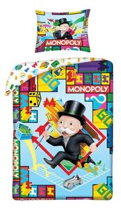 Bavlněné ložní povlečení Monopoly - 100% bavlna - 70 x 90 cm + 140 x 200 cm