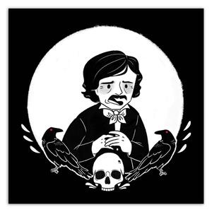Obraz na plátně Edgar Allan Poe - Daniela Herrera Rozměry: 30 x 30 cm
