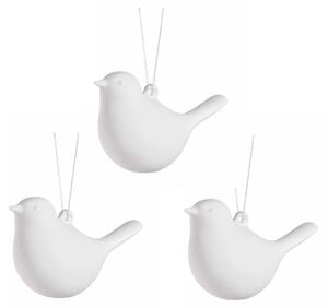 Garden Trading Sada porcelánových ozdob Airdrie Birds - 3 ks GAT170