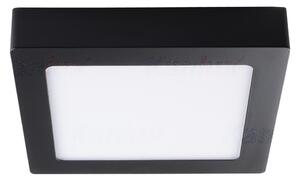 Kanlux LED panel KANTI V2LED 12W-NW-B Černé hranaté přisazené svítidlo 33548